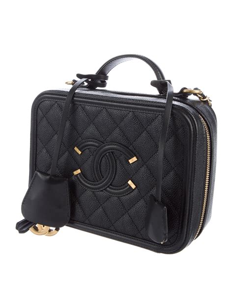 chanel filigree bag vanity|chanel vanity case bag small.